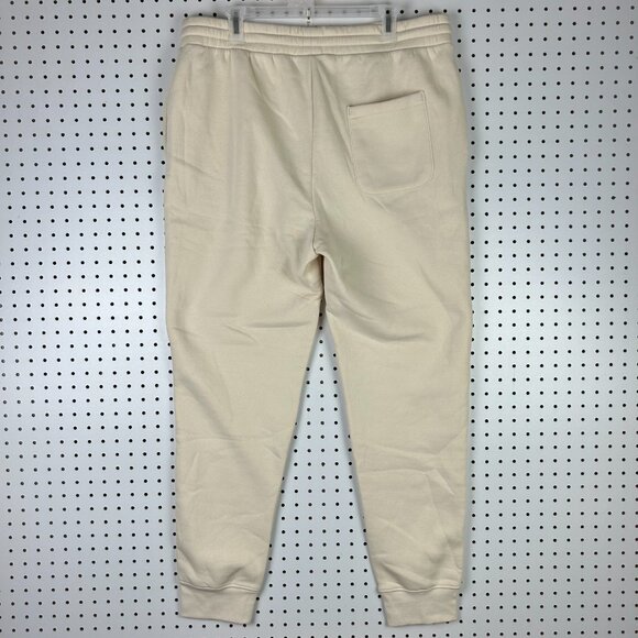 LRG Jogger Sweatpants XL Cream Tan NWT Tapered Pocket Drawstring Streetwear - Picture 4 of 9